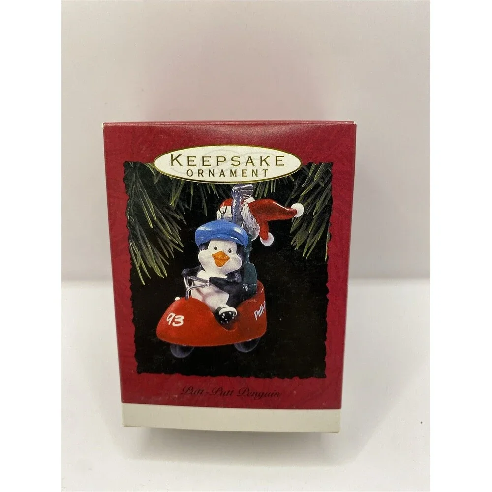 Hallmark Keepsake Ornament Putt Putt Penguin Golf Christmas 1993